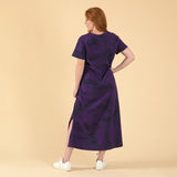 Tie-Dye Paw Print Maxi Dress - Aaria Tees Aaria Tees
