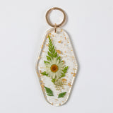 Elegant Real Flowers Keychain - Aaria Tees Aaria Tees