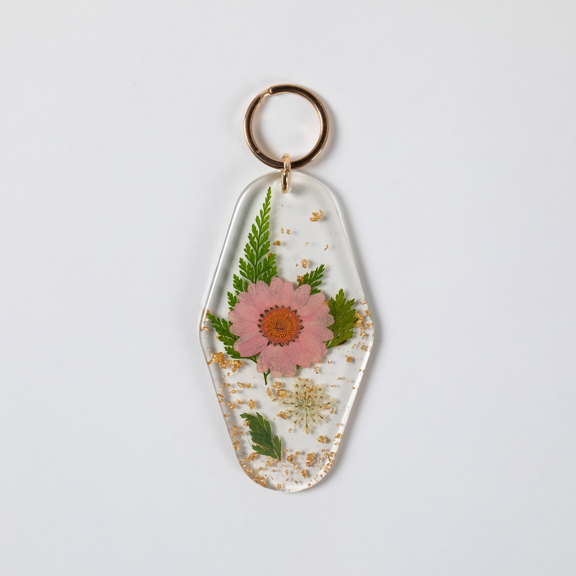 Elegant Real Flowers Keychain - Aaria Tees Aaria Tees
