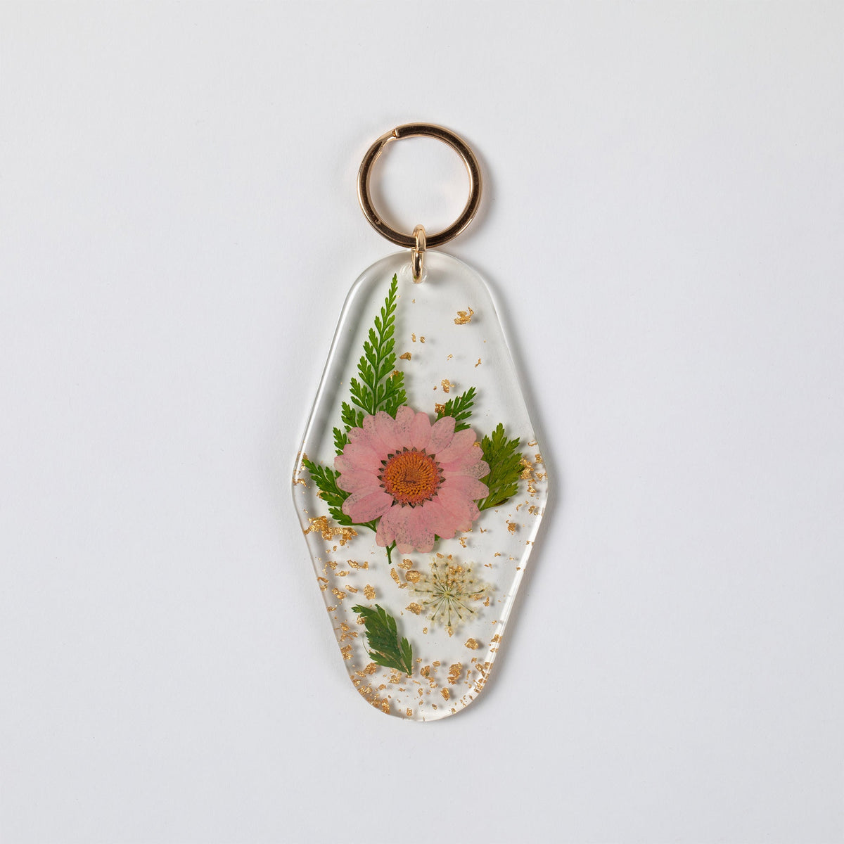 Elegant Real Flowers Keychain - Aaria Tees
