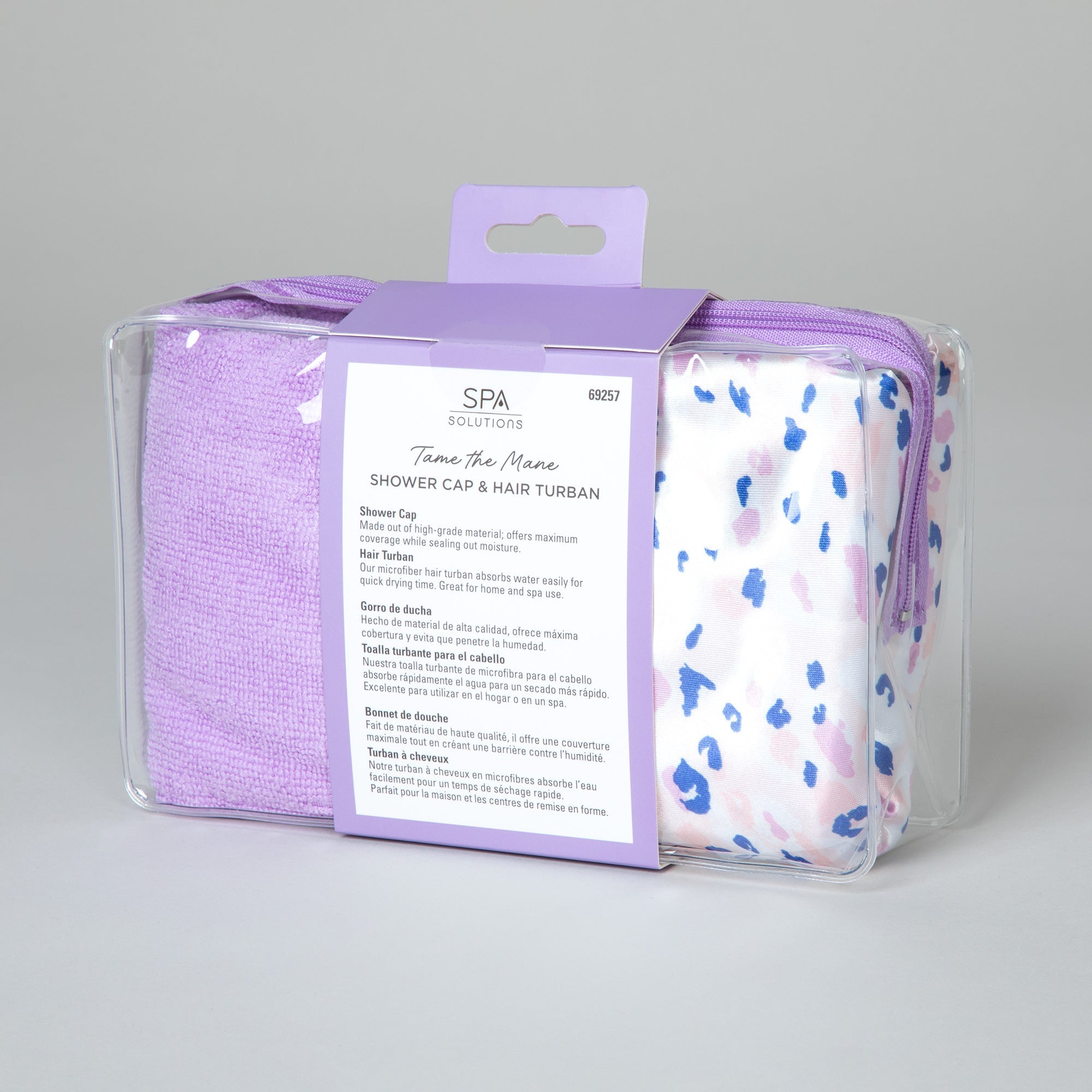 Cala&reg; Shower Cap & Hair Turban Set - Aaria Tees Aaria Tees