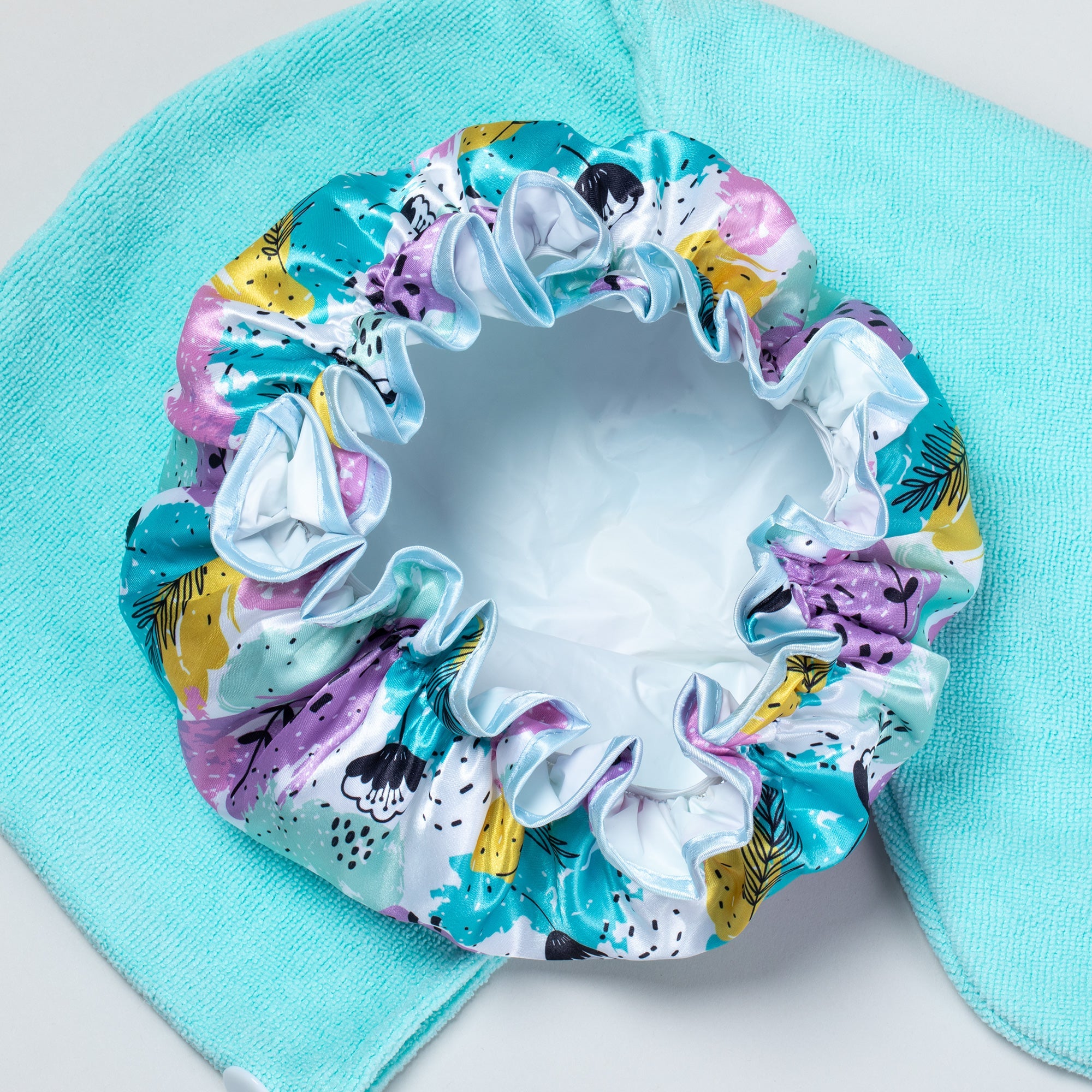 Cala&reg; Shower Cap & Hair Turban Set - Aaria Tees Aaria Tees