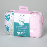 Cala&reg; Shower Cap & Hair Turban Set - Aaria Tees Aaria Tees