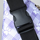 Plaid Paw Print Large Fanny Pack with 3 Zippered Pockets - Aaria Tees Aaria Tees