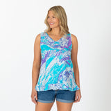 Swirl Dye Ruffle Separates - Aaria Tees Aaria Tees