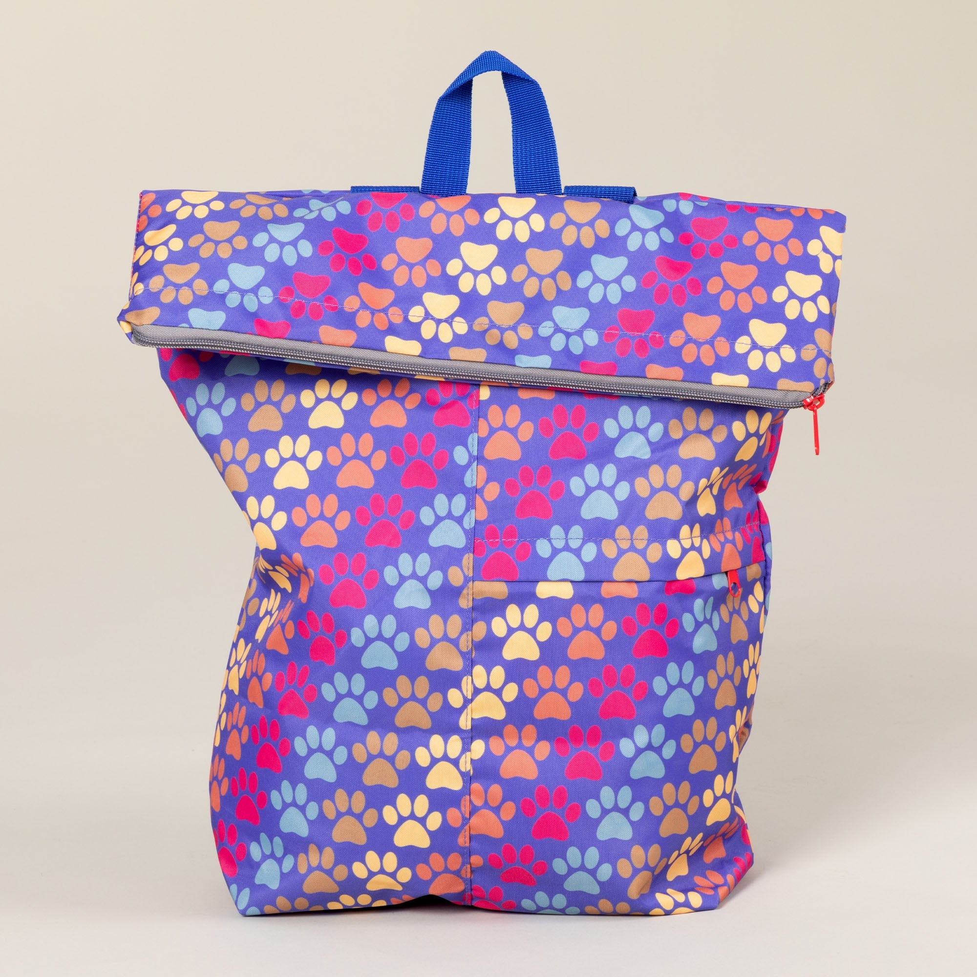 Paw Print Packable Backpack - Aaria Tees Aaria Tees