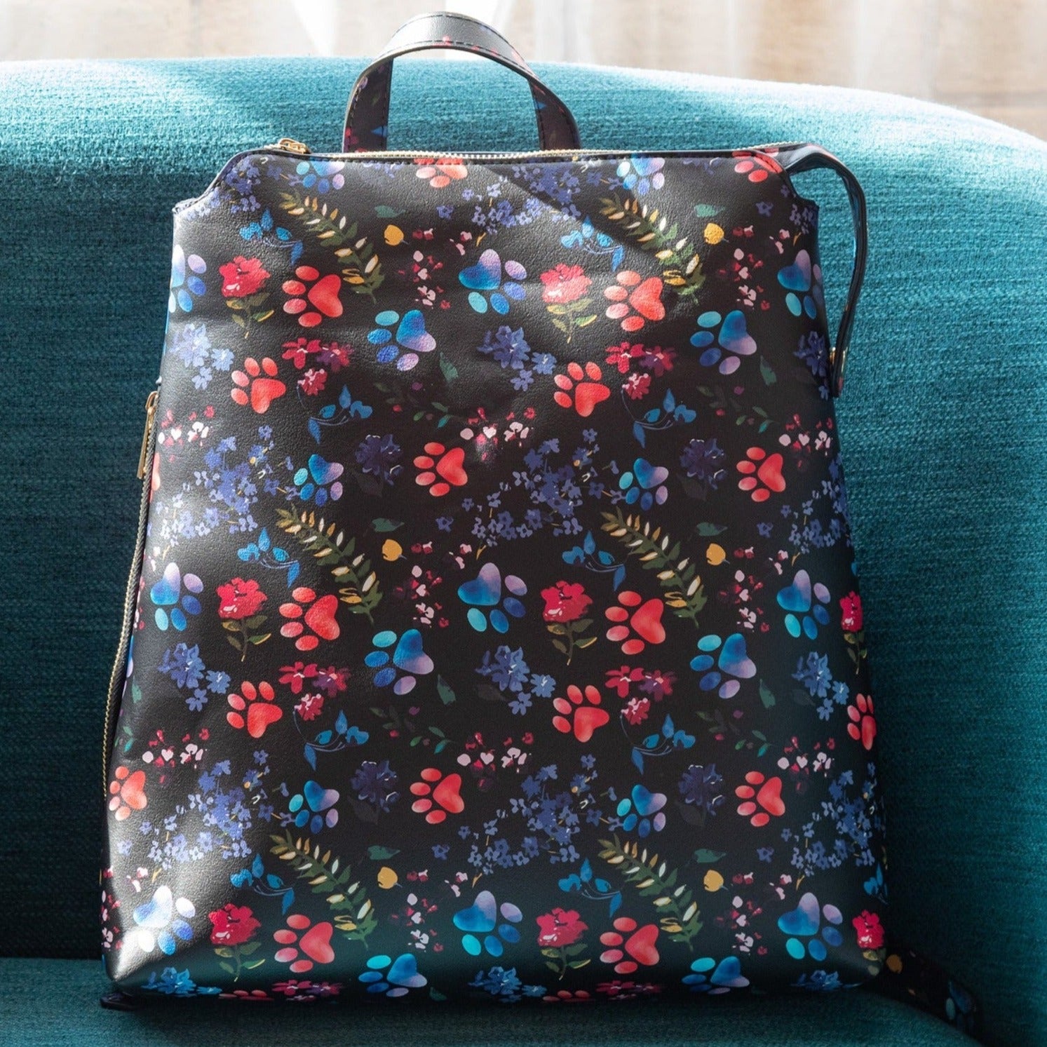 Paw Prints Galore Backpack - Aaria Tees Aaria Tees