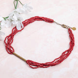 Iraqi Multi-Strand Beaded Necklace - Aaria Tees Aaria Tees