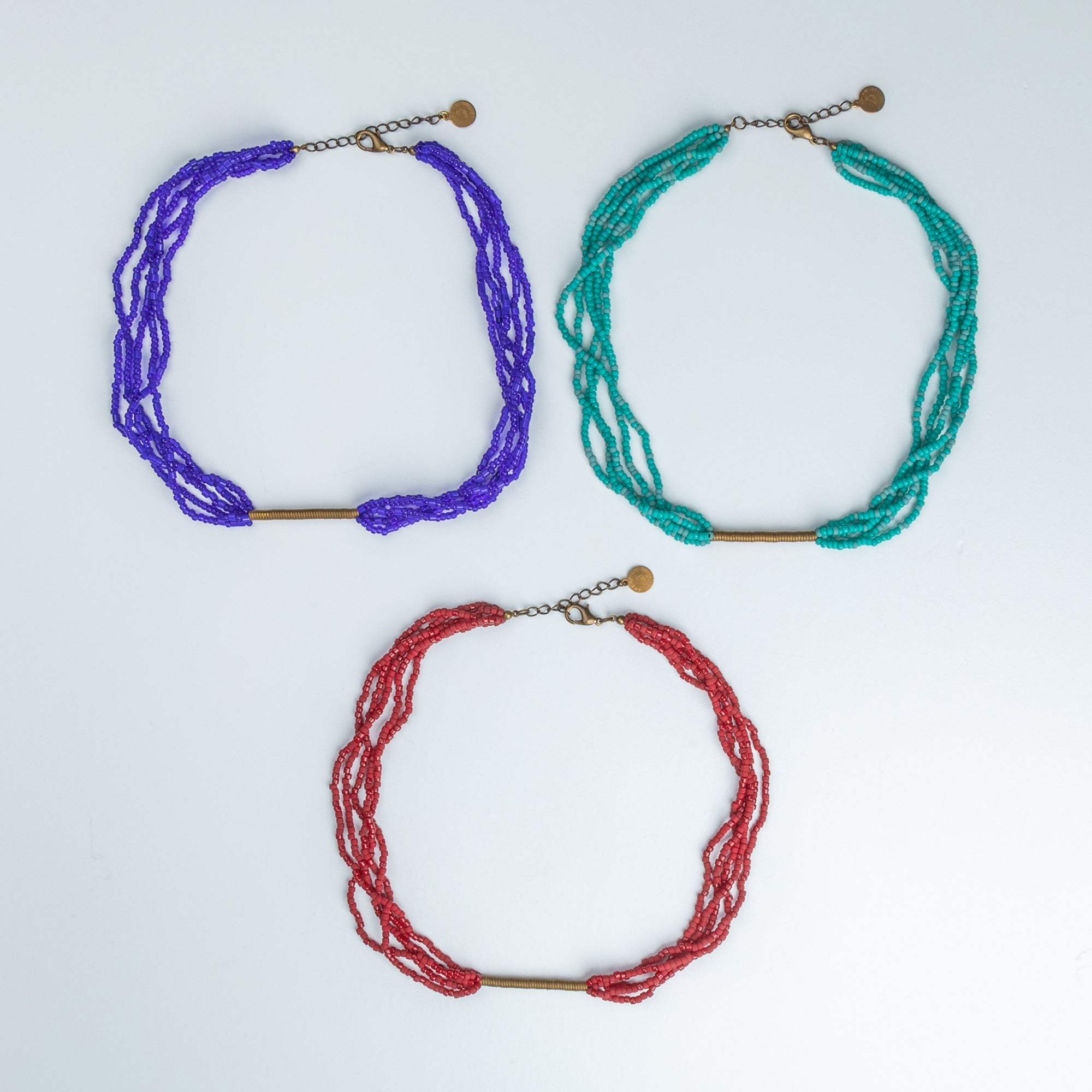 Iraqi Multi-Strand Beaded Necklace - Aaria Tees Aaria Tees