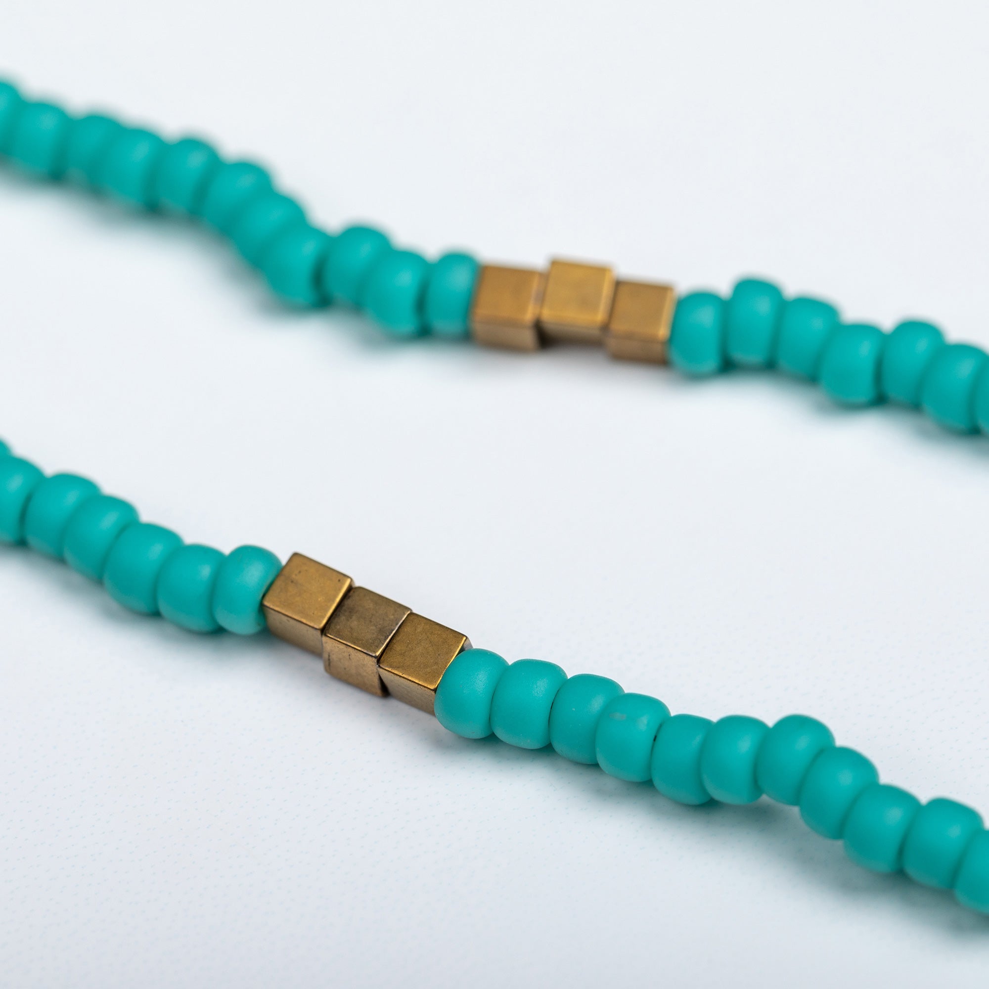 Iraqi Leaf Charm Beaded Necklace - Aaria Tees Aaria Tees