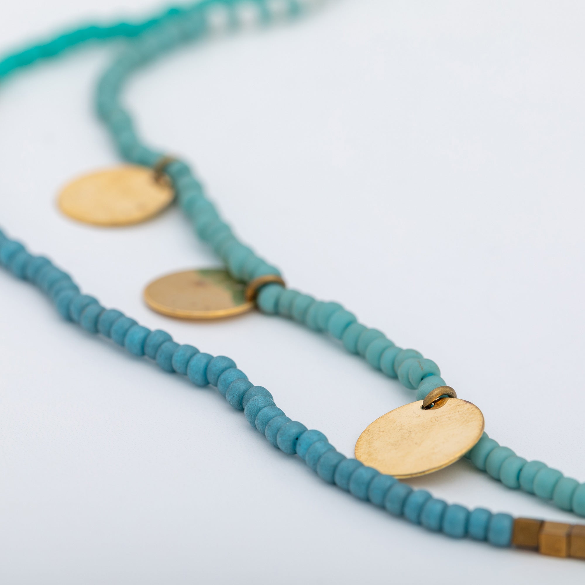 Iraqi Seed Beaded Strand Necklace - Aaria Tees Aaria Tees