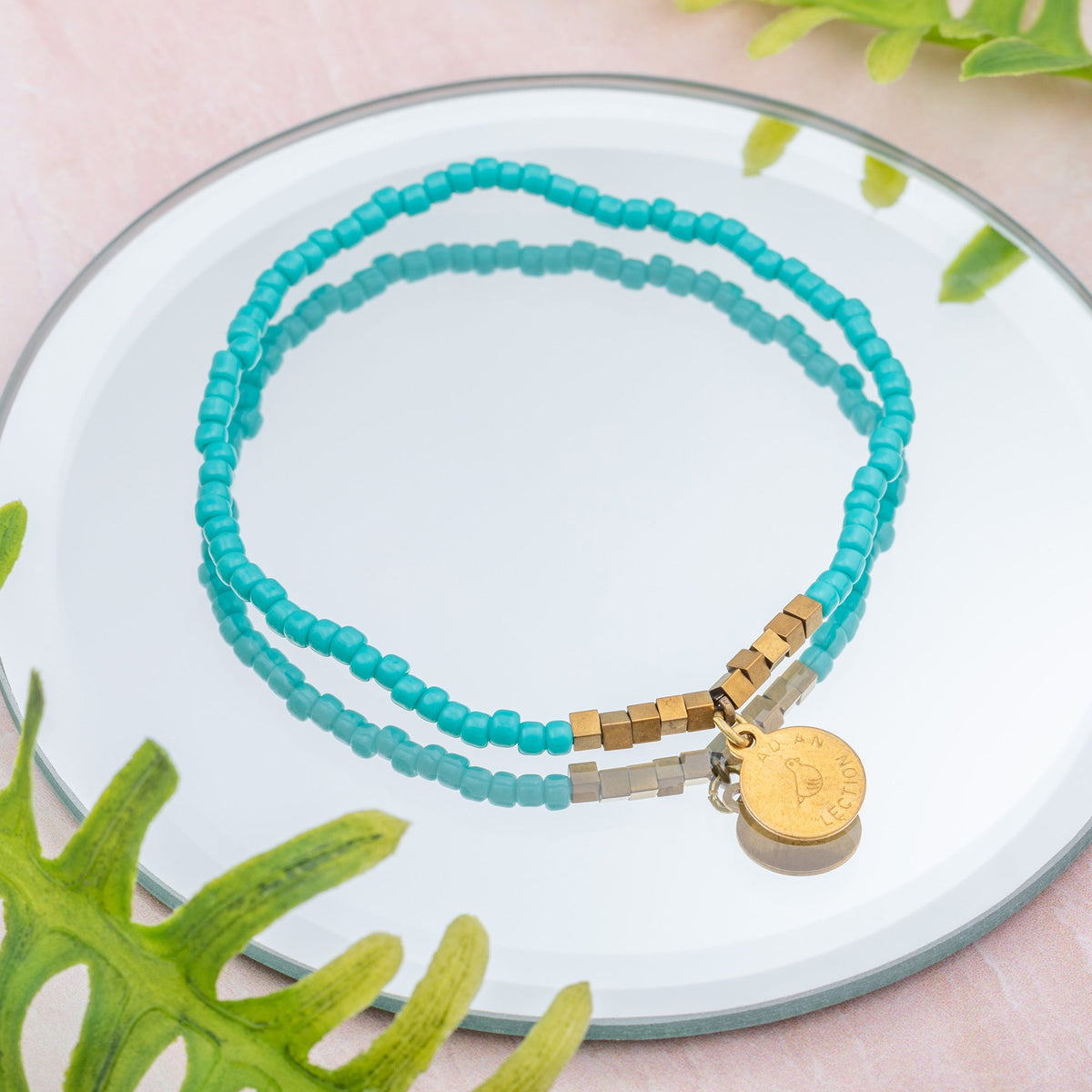 Iraqi Single Charm Beaded Bracelet - Aaria Tees