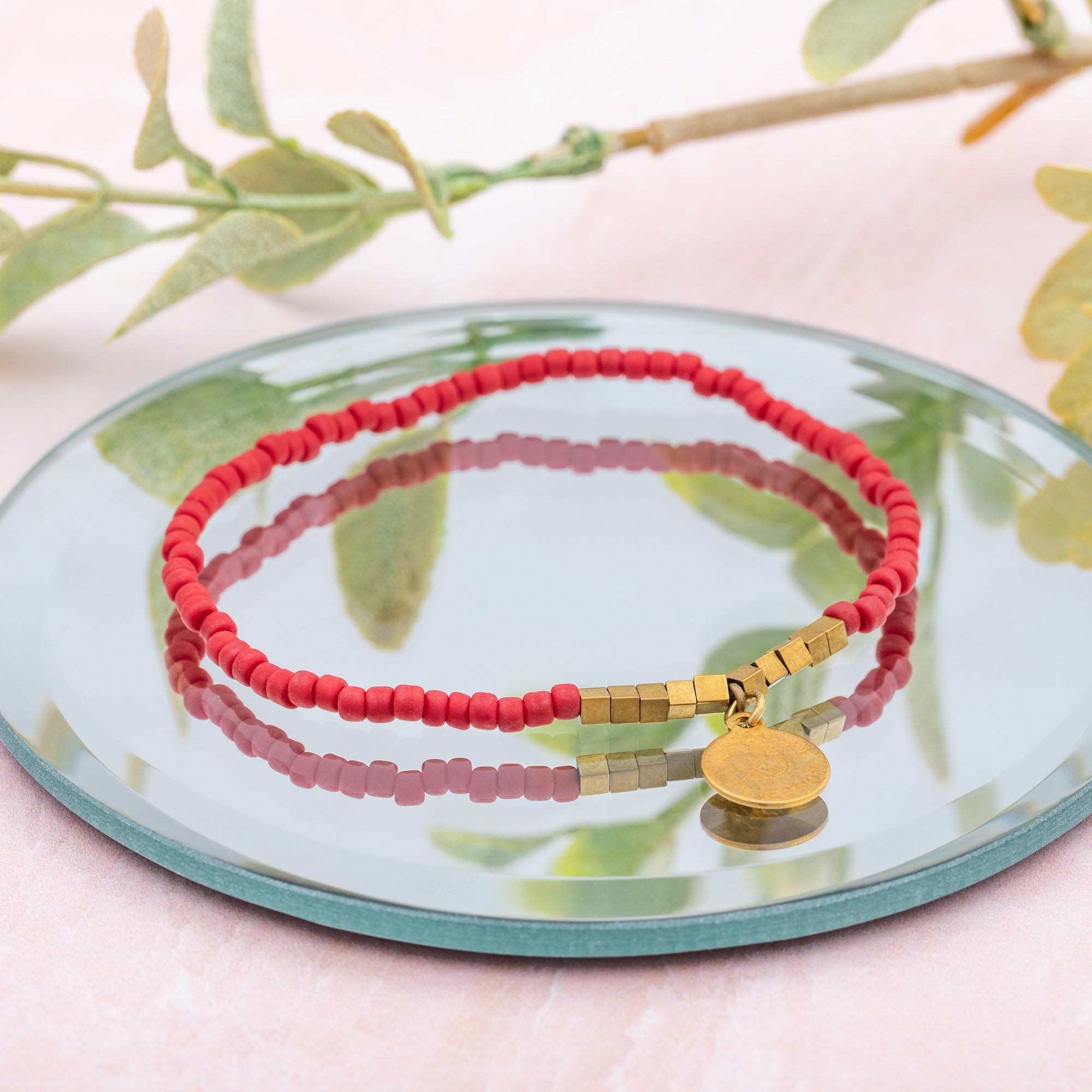 Iraqi Single Charm Beaded Bracelet - Aaria Tees Aaria Tees