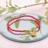 Iraqi Single Charm Beaded Bracelet - Aaria Tees Aaria Tees