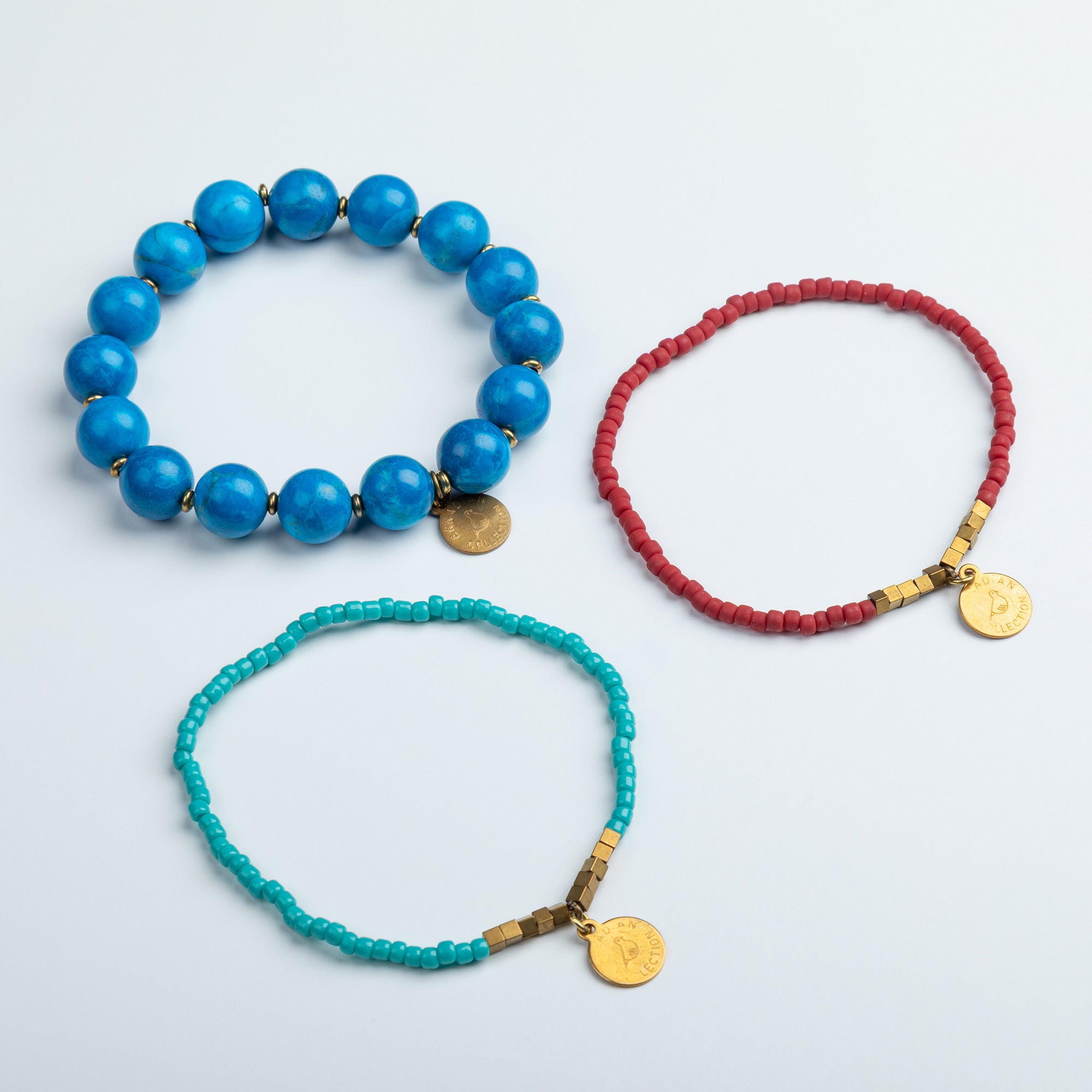 Iraqi Single Charm Beaded Bracelet - Aaria Tees Aaria Tees