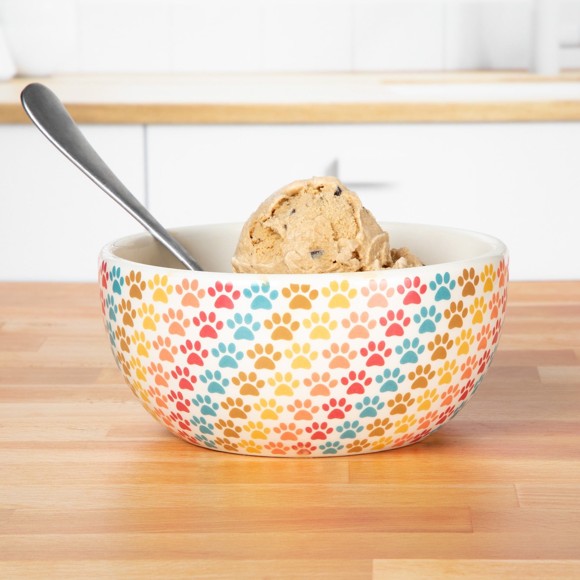 Ceramic Paw Lover Soup or Salad Bowl - Set of 4 - Aaria Tees Aaria Tees