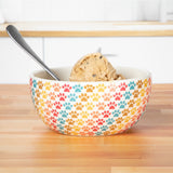 Ceramic Paw Lover Soup or Salad Bowl - Set of 4 - Aaria Tees Aaria Tees