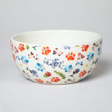 Ceramic Paw Lover Soup or Salad Bowl - Set of 4 - Aaria Tees Aaria Tees