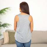 Gray Wolf Tank Top - Aaria Tees Aaria Tees