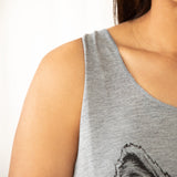 Gray Wolf Tank Top - Aaria Tees Aaria Tees