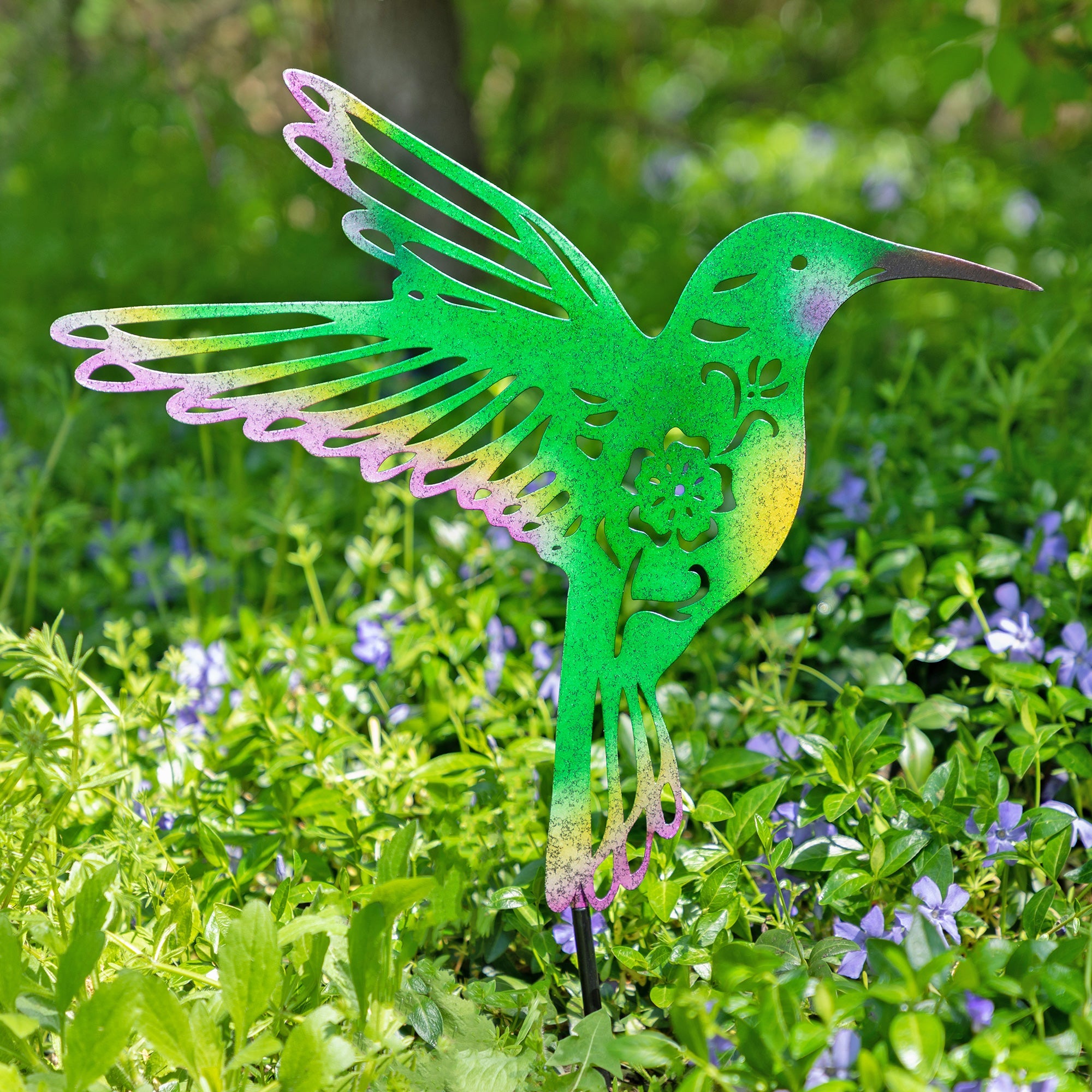 Fluttering Friends Silhouette Garden Stake - Aaria Tees Aaria Tees