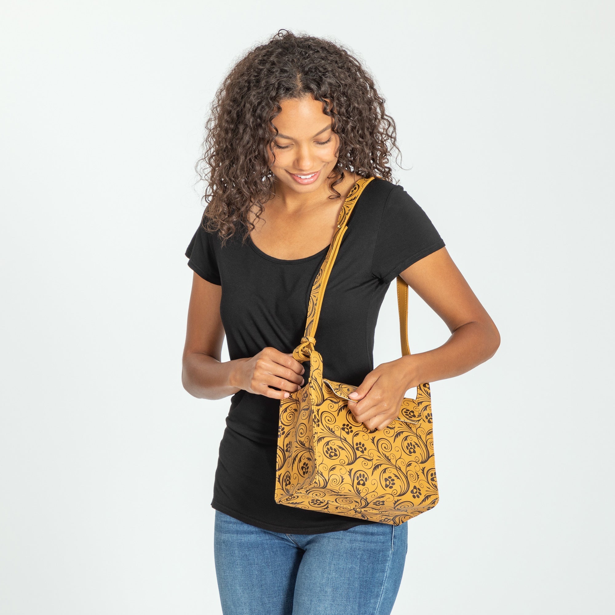 Paws & Vines Faux Leather Purse - Aaria Tees Aaria Tees