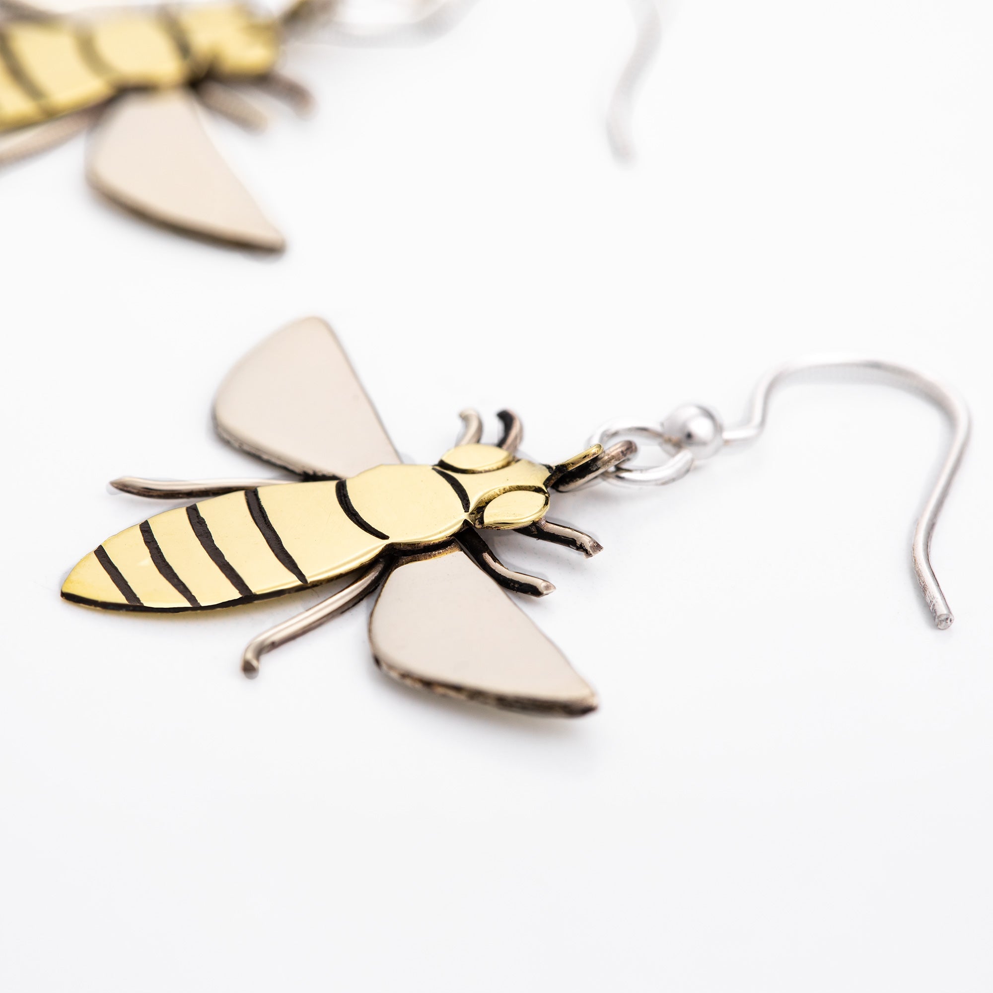 Queen Bee Earrings - Aaria Tees Aaria Tees