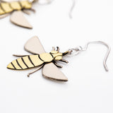 Queen Bee Earrings - Aaria Tees Aaria Tees
