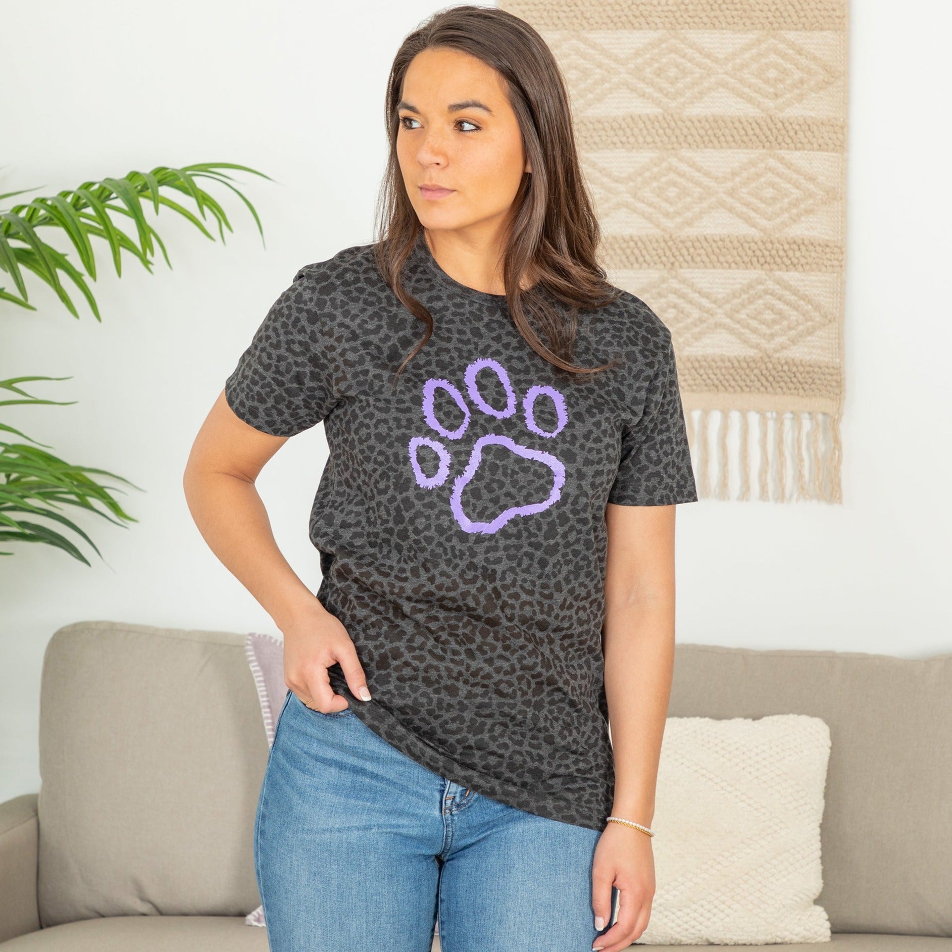 Leopard Paw Tee - Aaria Tees Aaria Tees