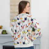 All Over Rooster Crewneck Sweatshirt - Aaria Tees Aaria Tees