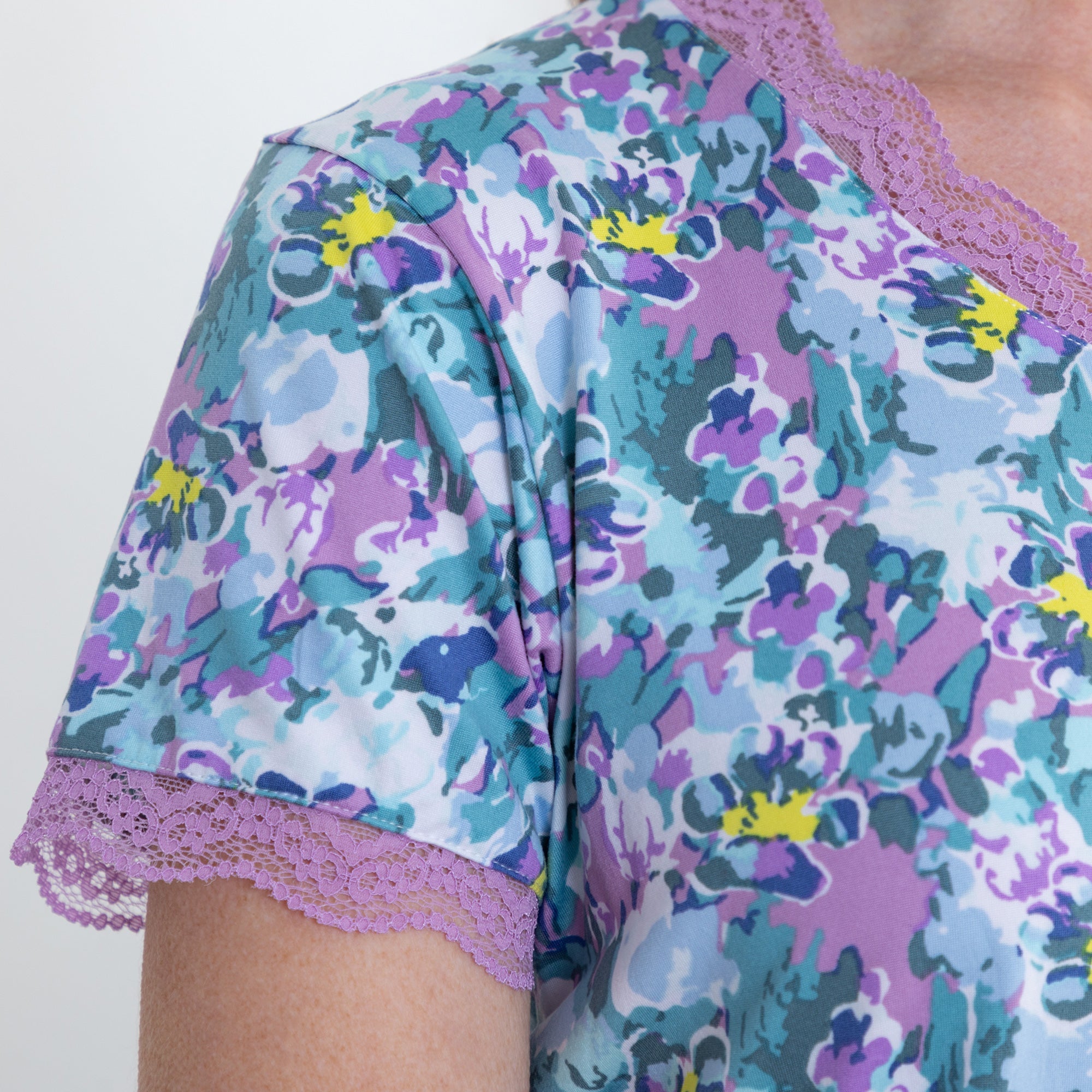 Marble Paw Garden Soft Touch Pajama Set - Aaria Tees Aaria Tees