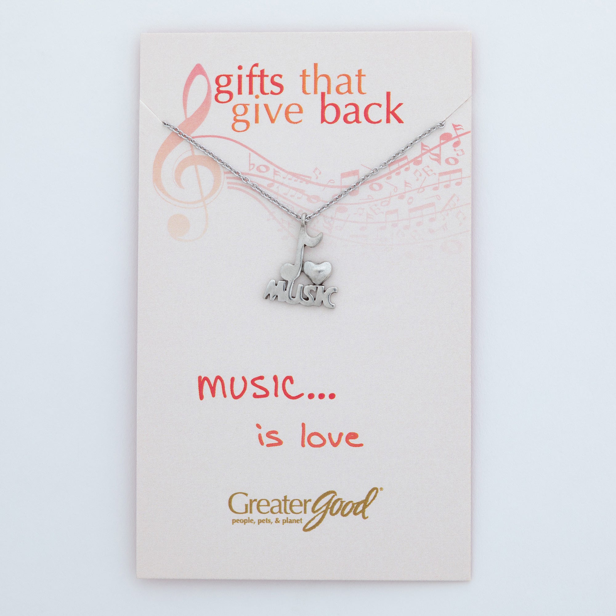 Music Lover Necklace - Aaria Tees Aaria Tees