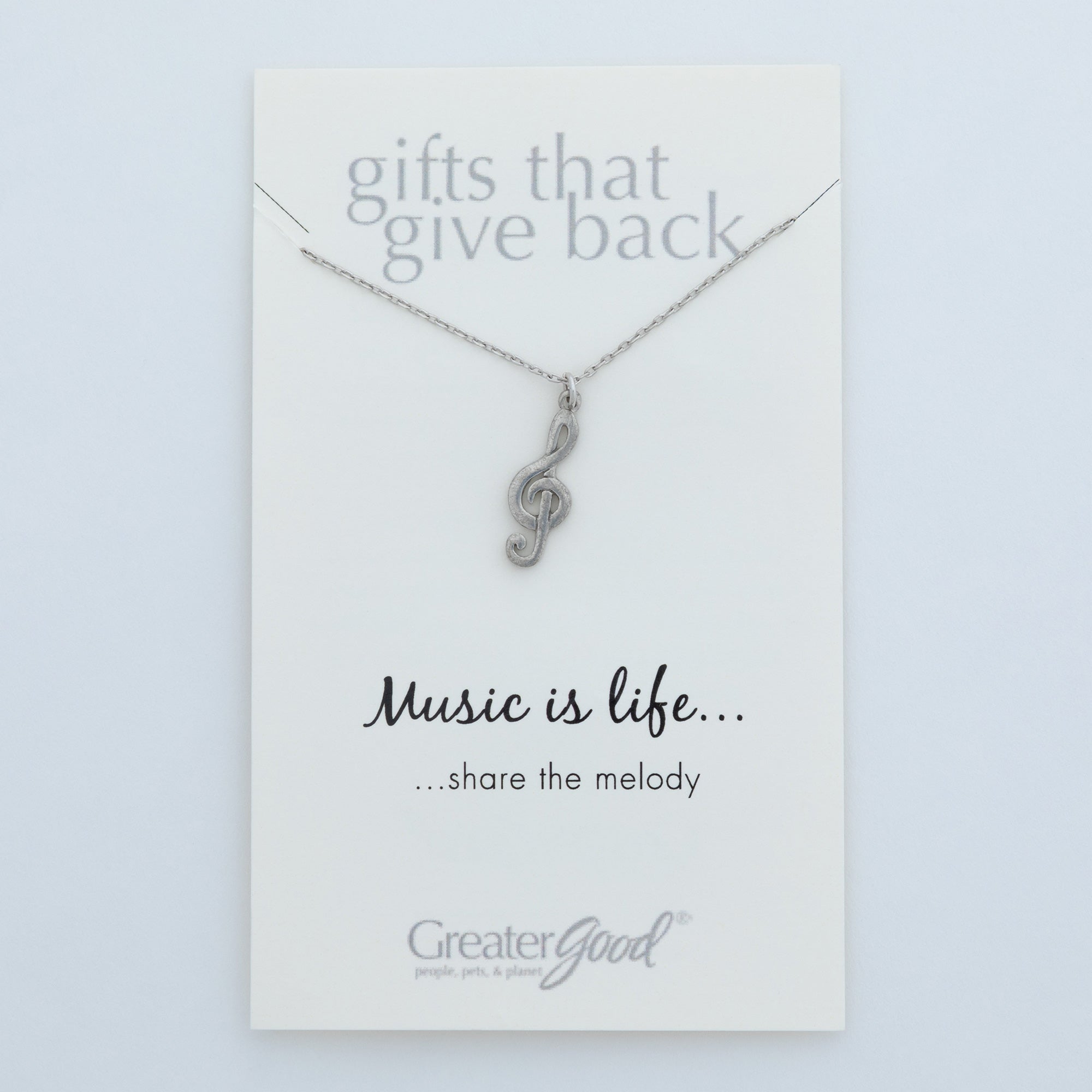 Music Lover Necklace - Aaria Tees Aaria Tees
