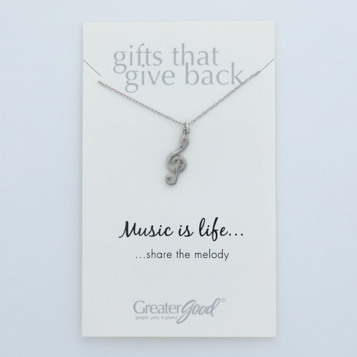 Music Lover Necklace - Aaria Tees