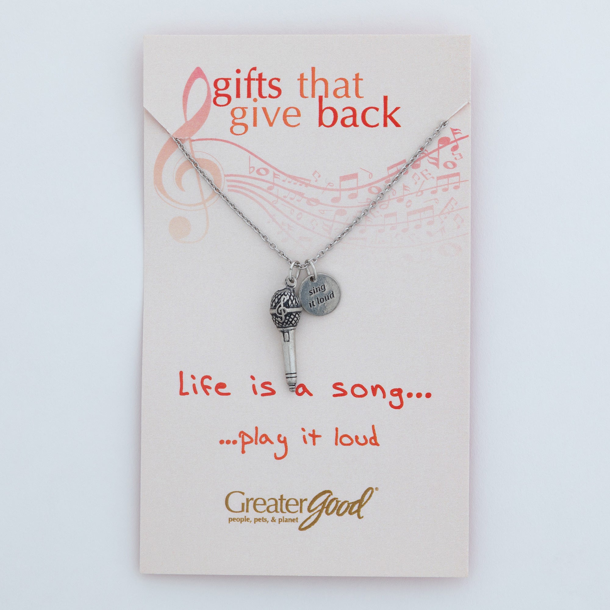 Music Lover Necklace - Aaria Tees Aaria Tees