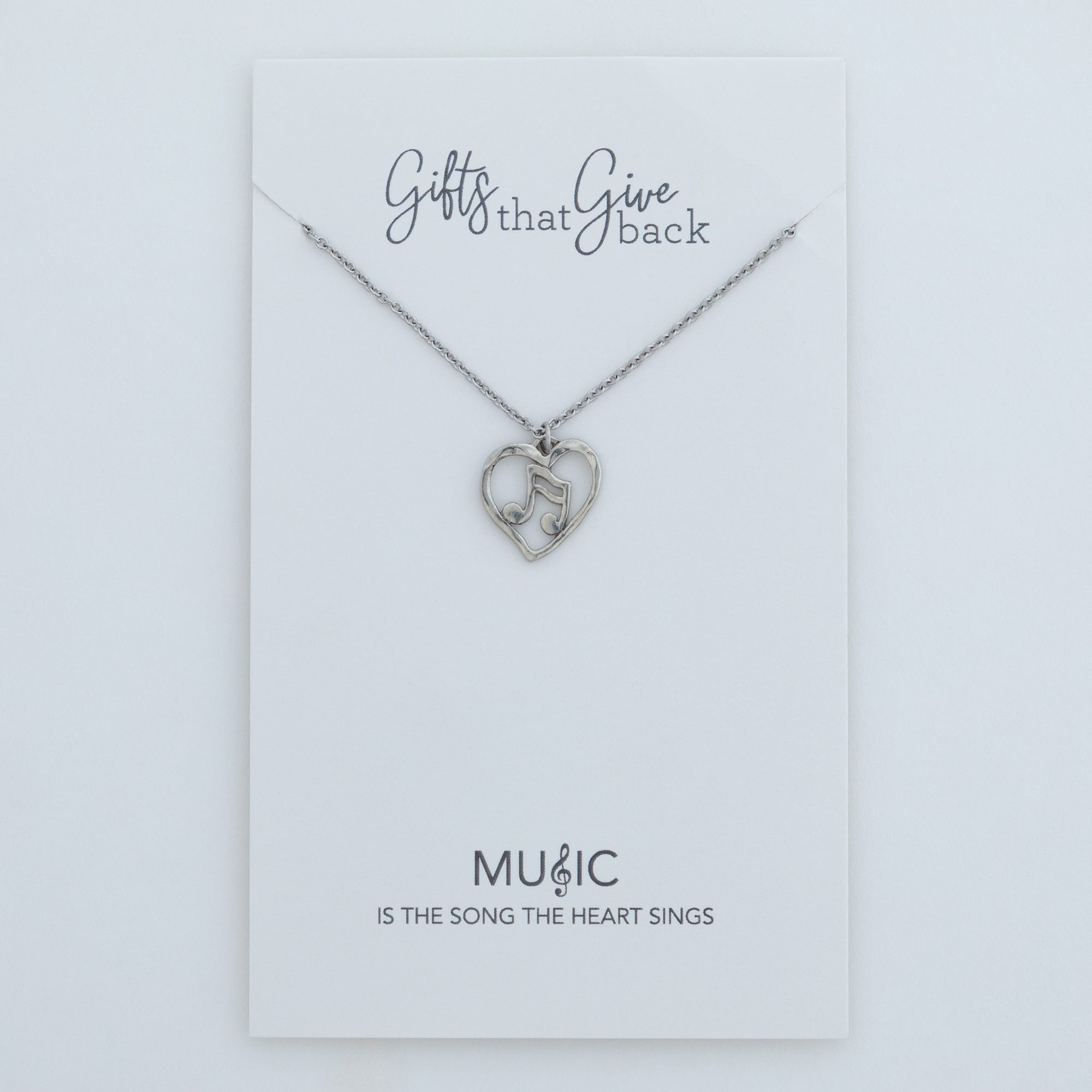 Music Lover Necklace - Aaria Tees Aaria Tees