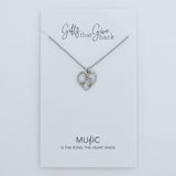 Music Lover Necklace - Aaria Tees Aaria Tees