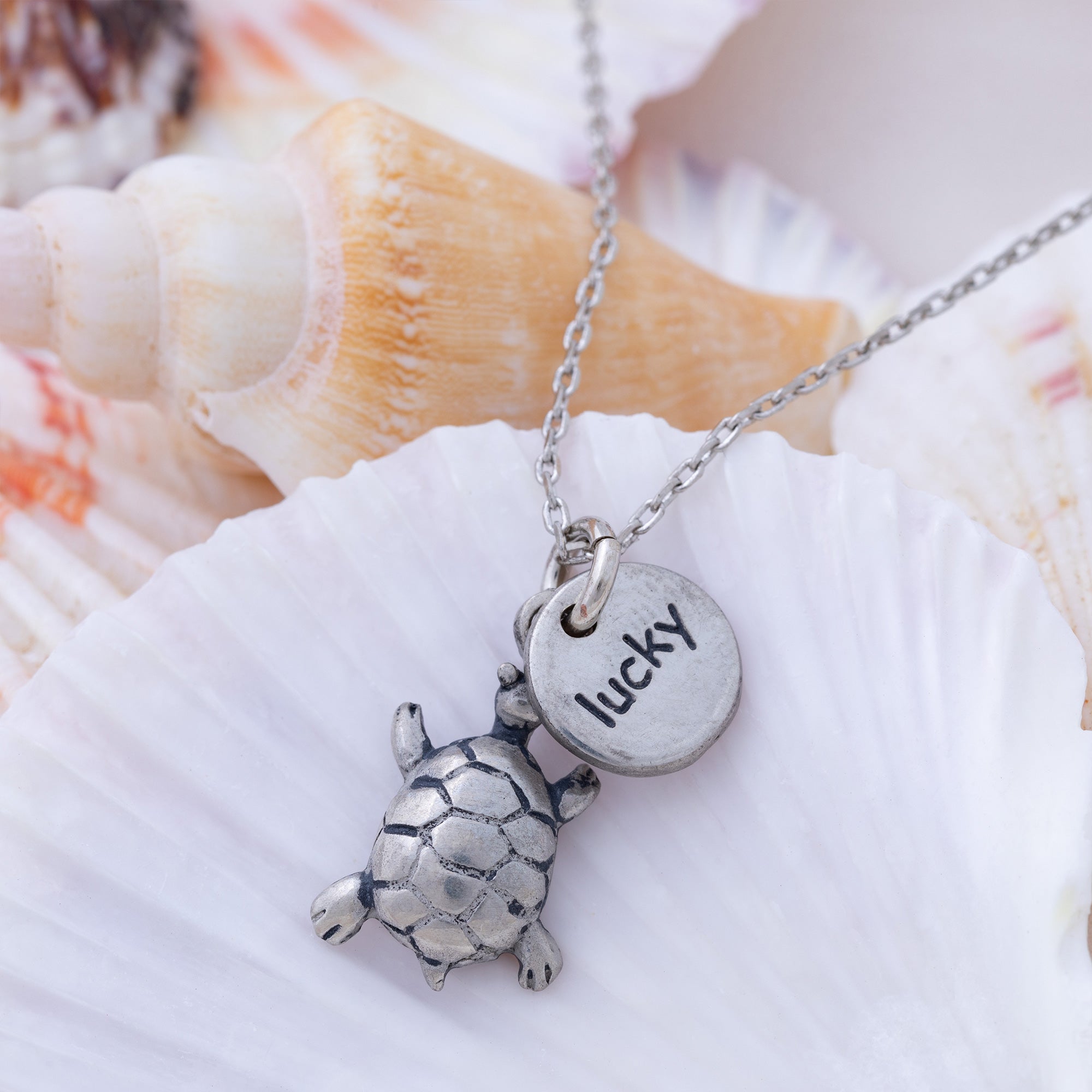 Under the Sea Pewter Necklace - Aaria Tees Aaria Tees