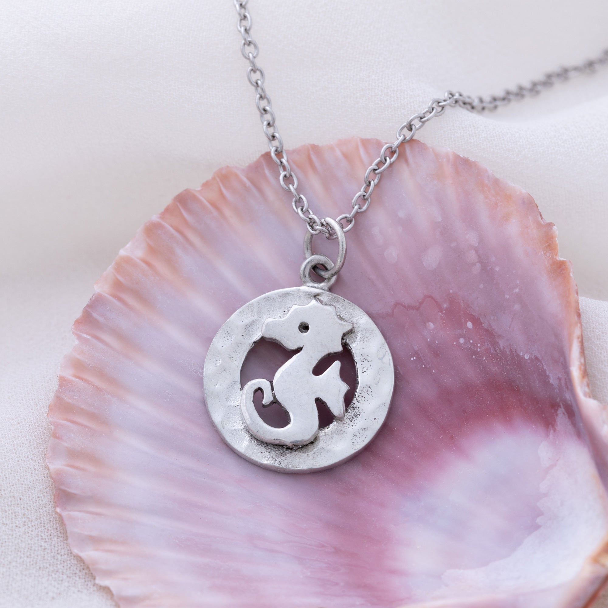Under the Sea Pewter Necklace - Aaria Tees Aaria Tees
