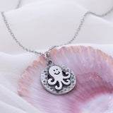 Under the Sea Pewter Necklace - Aaria Tees Aaria Tees