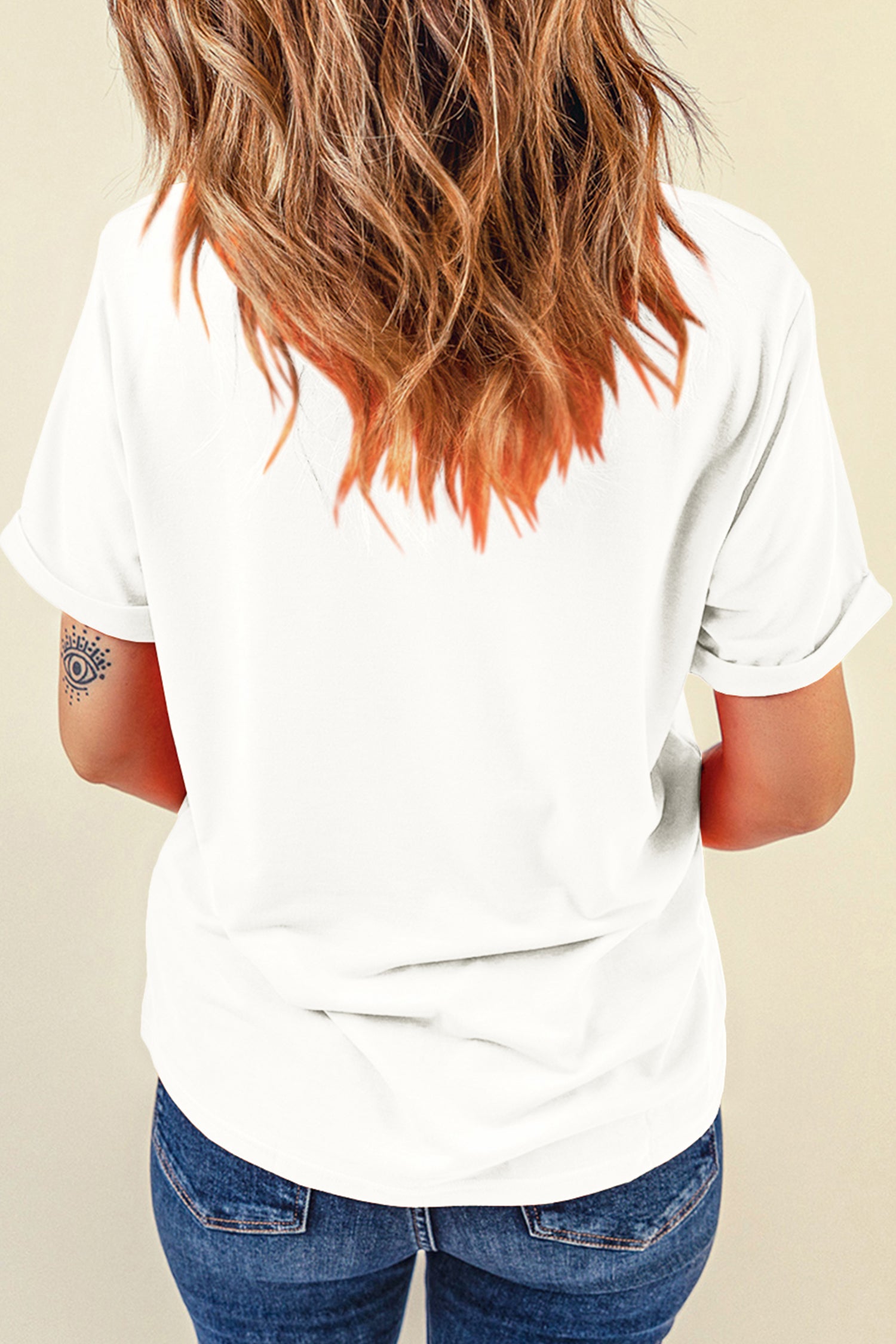 White St Patricks Day Sequin Graphic Casual T Shirt - Aaria Tees Aaria Tees