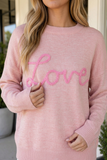 Angelinna Graphic Baggy Sweater - Aaria Tees Aaria Tees