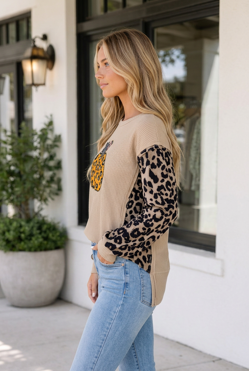 Hazel Graphic Western Pullover Top - Aaria Tees Aaria Tees