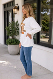 Tatum Graphic Customized Corded Sweatshirt - Aaria Tees Aaria Tees