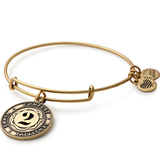 Number 2 Charm Bangle Bracelet | Grace, Comfort, and Sensitive - Aaria Tees Aaria Tees