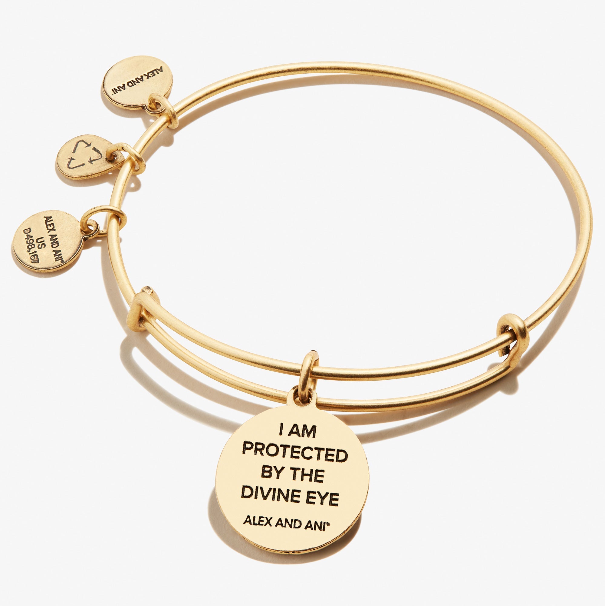 Evil Eye + Sodalite Charm Bangle - Aaria Tees Aaria Tees