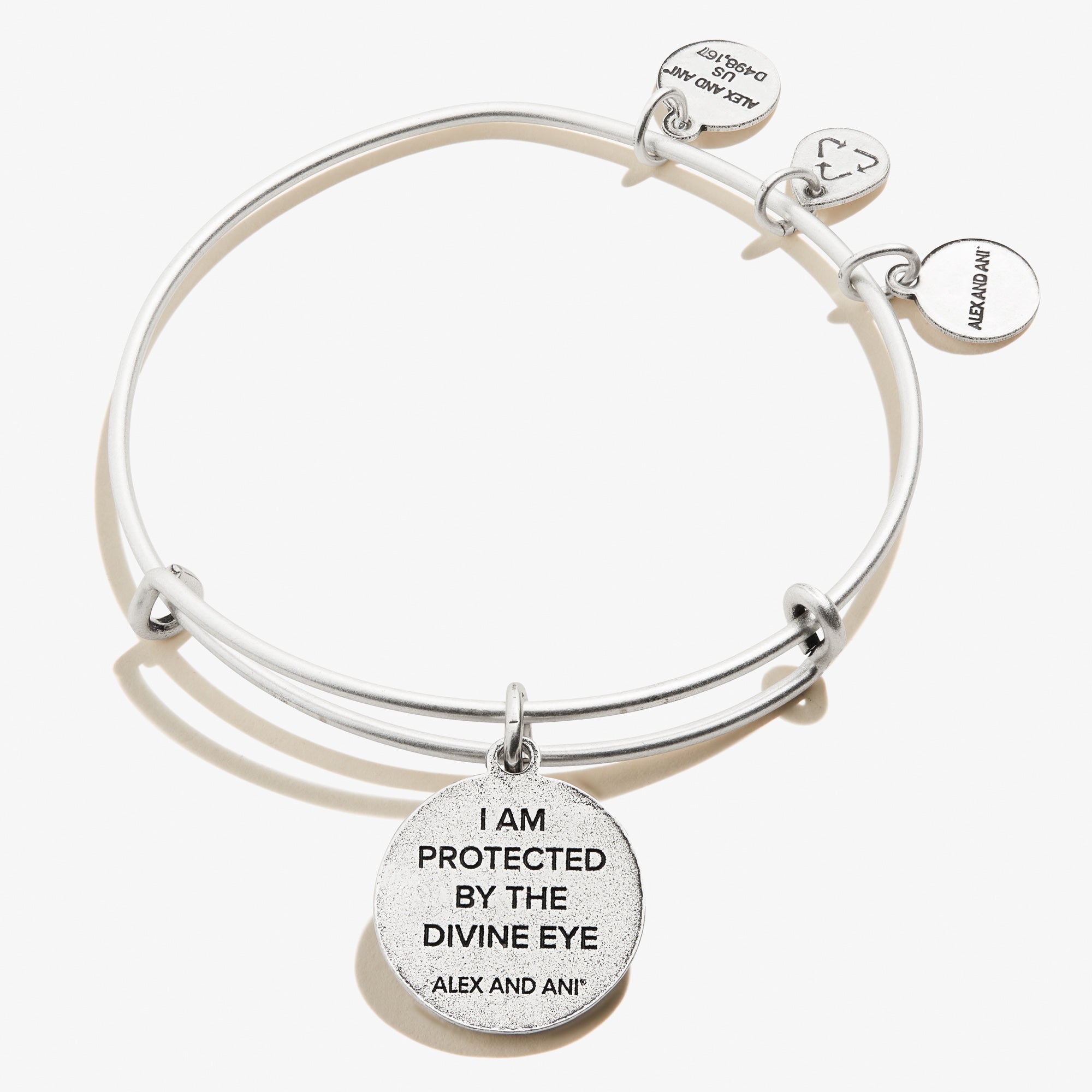 Evil Eye + Sodalite Charm Bangle - Aaria Tees Aaria Tees
