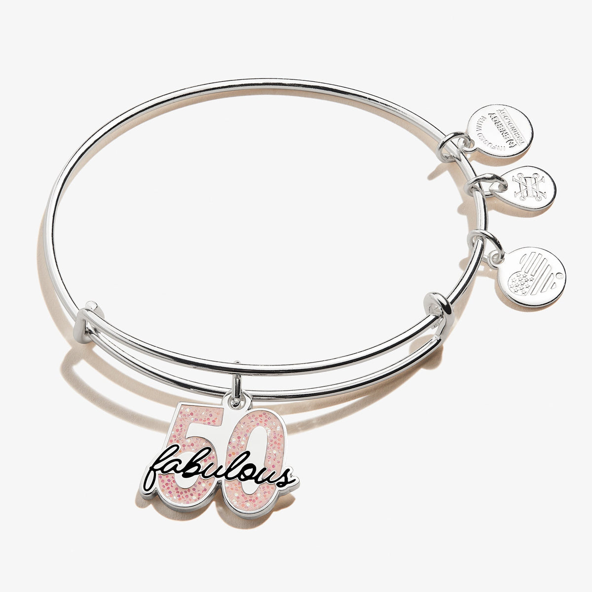 'Fabulous 50' Charm Bangle - Aaria Tees