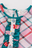Platinum Pink plaid dress - Aaria Tees Aaria Tees