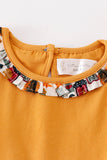 Platinum Yellow halloween twirl dress Aaria Tees
